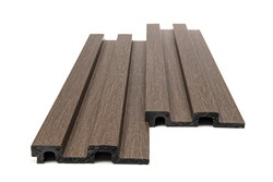 PS PANEL ΜΕ 3D ΠΗΧΑΚΙΑ 08 RESIDENCE 21/122 mm DARK BROWN OAK
