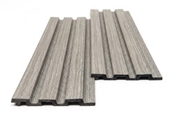 PS PANEL ΜΕ 3D ΠΗΧΑΚΙΑ 02 PIANO (ΜΟΝΟΧΡΩΜΟ ΓΚΡΙ) 12/122/2900mm GREY