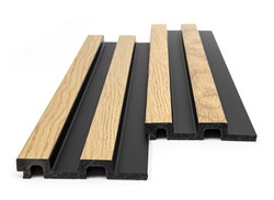 PS PANEL ΜΕ 3D ΠΗΧΑΚΙΑ F4 RESIDENCE 21/122 mm NAT.OAK/BLACK
