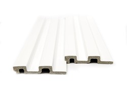 PS PANEL ΜΕ 3D ΠΗΧΑΚΙΑ 01 RESIDENCE 21/122 mm WHITE