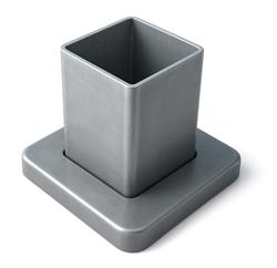 ΒΑΣΗ ΕΝΙΣΧΥΜΕΝΗ ΑΝΟΔ.ΑΛΟΥΜΙΝΙΟΥ ΜΕ ΡΟΖΕΤΑ 40Χ40