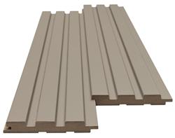 MDF PANEL ΜΕ 3D ΠΗΧΑΚΙΑ 506090 BEAT DL 16/119/2750mm SAND GREY