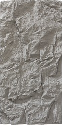 PANEL PU ΤΕΧΝΗΤΗΣ ΠΕΤΡΑΣ 321040 MOUNTAIN ROCK 600/1200mm LIGHT GREY